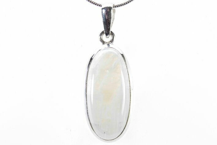 Adularescent Moonstone Pendant (Necklace) - Sterling Silver #321635